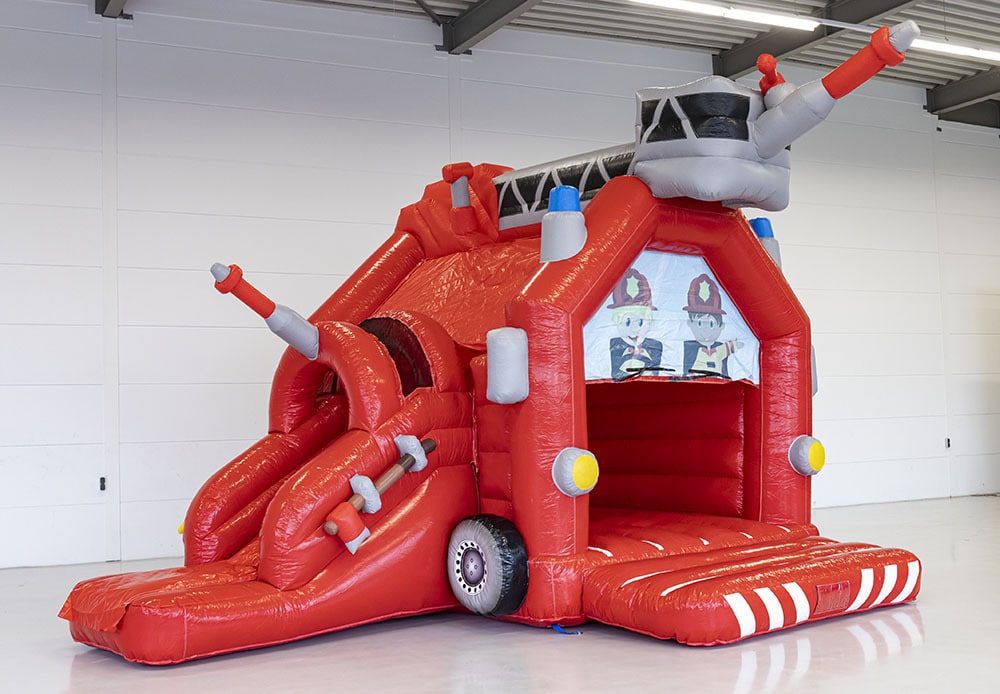 Bouncy+castle+with+slide+fire+truck 2205791 (1)