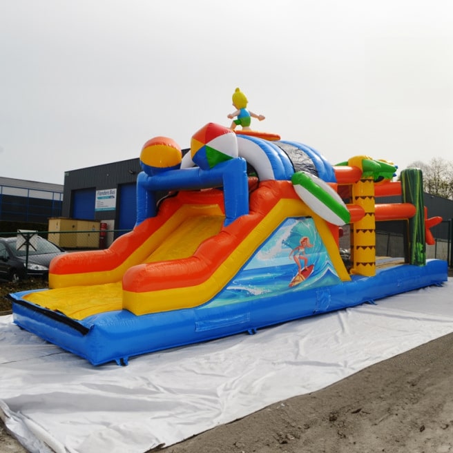 parcours obstacles toboggan